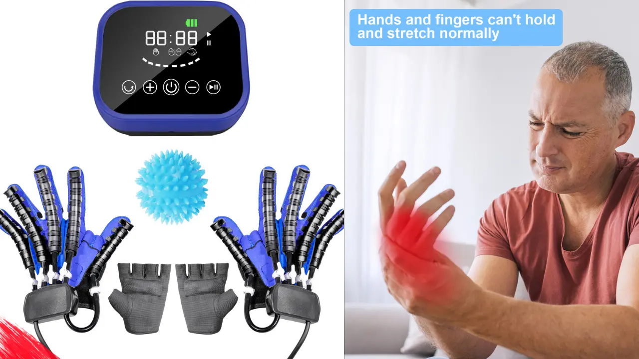 New Upgrade Rehabilitation Equipment Hand Function Robot Gloves Finger Training Device For Hemiplegia Stroke Patients